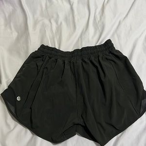 Black Lululemon Speed Up Running Shorts